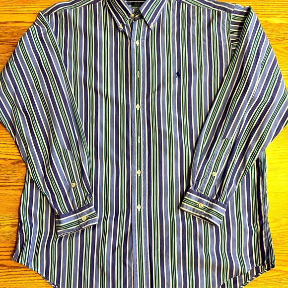 Striped long sleeve polo - Picture 1 of 2